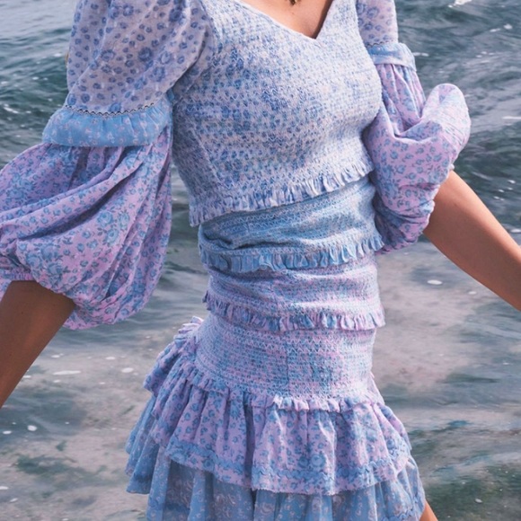 Loveshackfancy Ensley Mini Dress Worn 